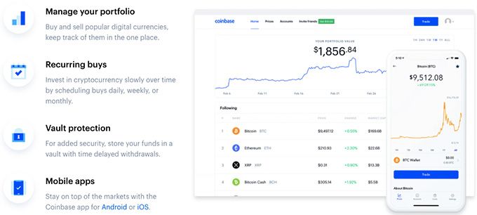 Binance VS Coinbase: ميزة Coinbase.