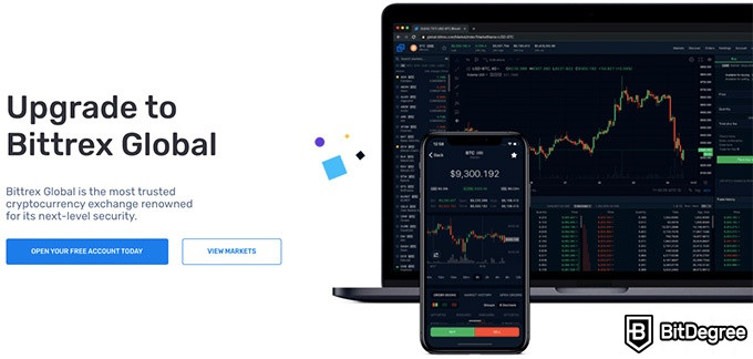 Bittrex VS Binance: actualització a Bittrex global.