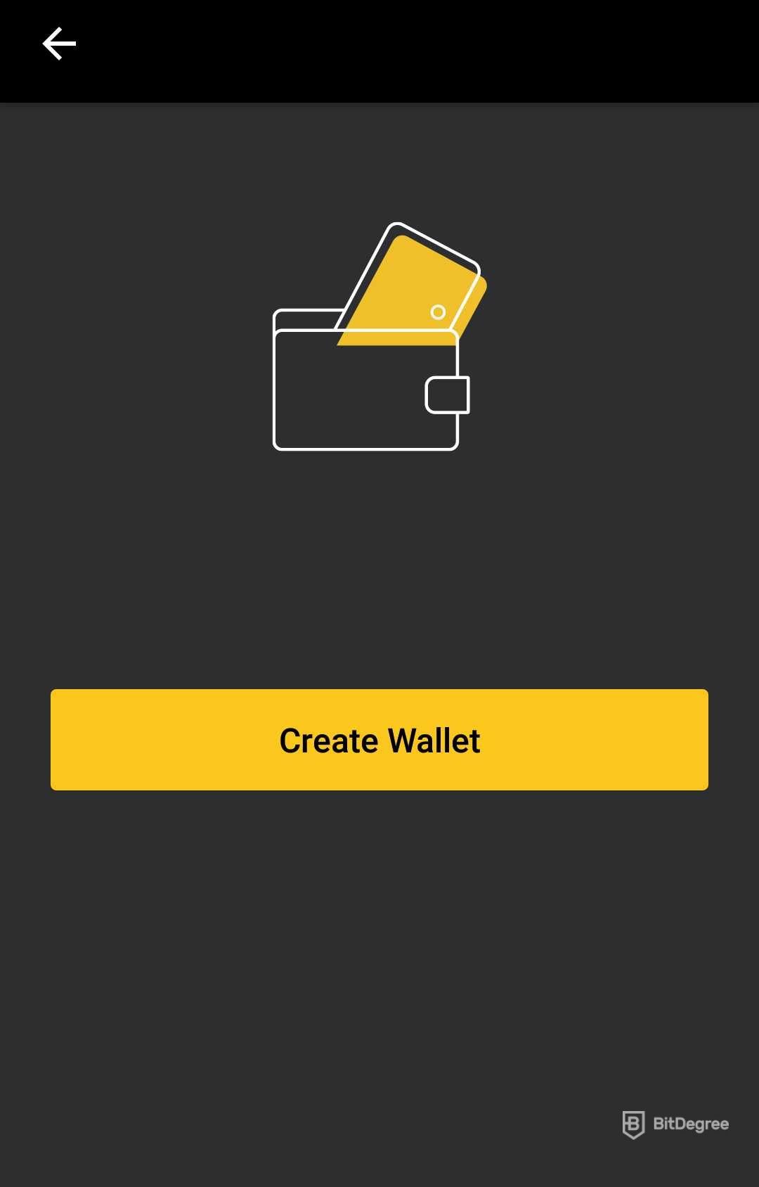 Revisió CoolWallet S: crea cartera.