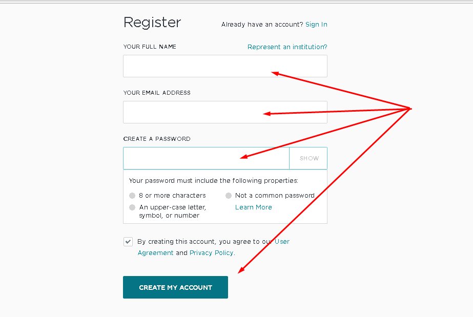 Formulari d’inscripció Gemini Exchange