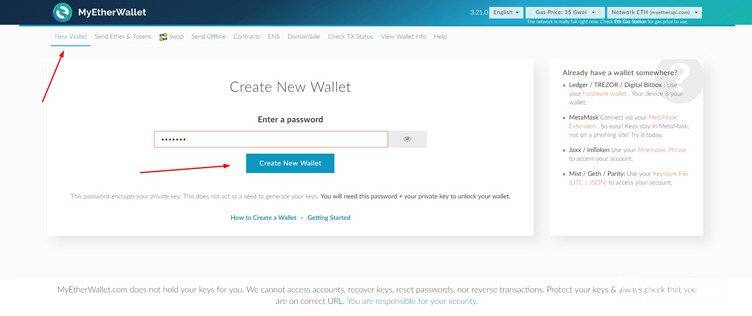 MyEtherWallet Review: crear un MEW personal.