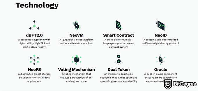 Moneda NEO: característiques de la plataforma NEO.