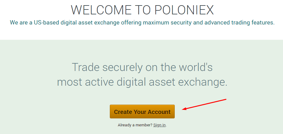 Poloniex Review Crea el teu compte