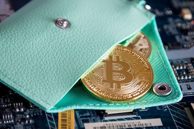 Robinhood crypto wallet: una cartera amb Bitcoins dins.