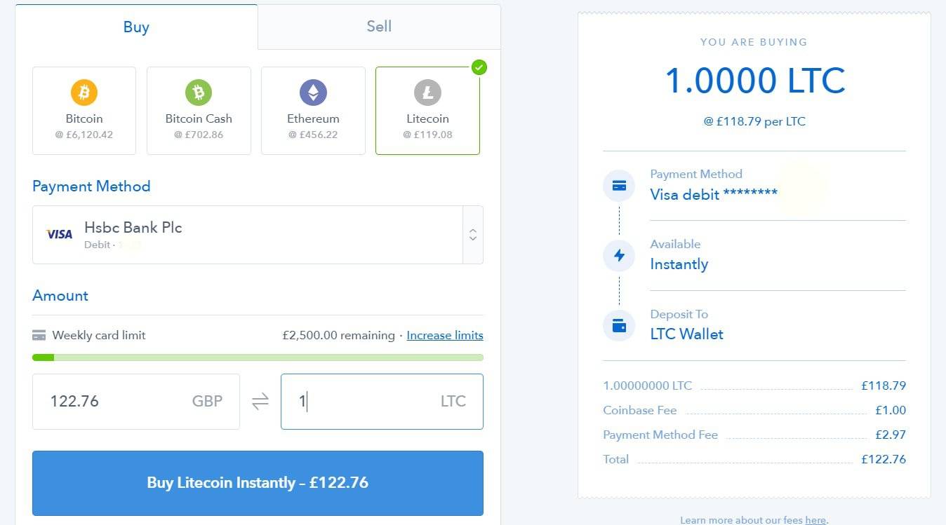 Com comprar Litecoin a Coinbase