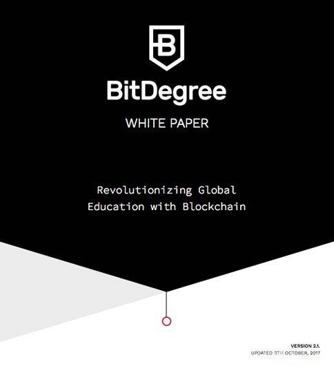 Què és un ICO: el llibre blanc de BitDegree.